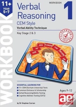 Capa do artigo 11+ Verbal Reasoning Year 5-7 Cem Style Workbook 1