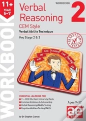 Capa do artigo 11+ Verbal Reasoning Year 5-7 Cem Style Workbook 2