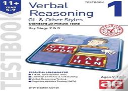 11+ Verbal Reasoning Year 5-7 Gl & Other Styles Testbook 1