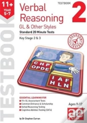 Capa do artigo 11+ Verbal Reasoning Year 5-7 Gl & Other Styles Testbook 2