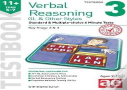 11+ Verbal Reasoning Year 5-7 Gl & Other Styles Testbook 3