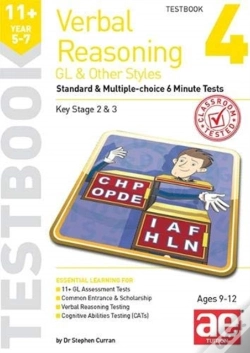 Capa do artigo 11+ Verbal Reasoning Year 5-7 Gl & Other Styles Testbook 4