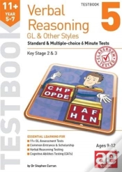 Capa do artigo 11+ Verbal Reasoning Year 5-7 Gl & Other Styles Testbook 5