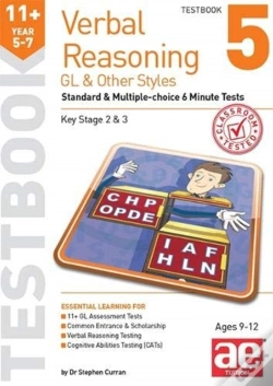 Capa do artigo 11+ Verbal Reasoning Year 5-7 Gl & Other Styles Testbook 5