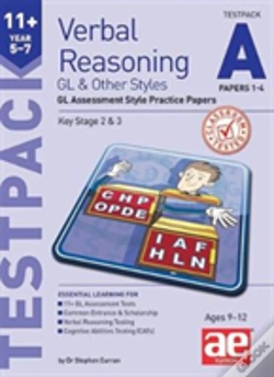 Capa do artigo 11+ Verbal Reasoning Year 5-7 Gl & Other Styles Testpack A Papers 1-4