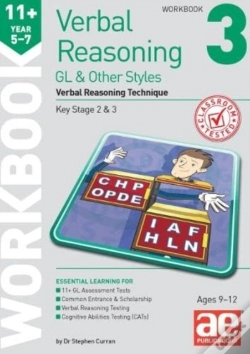Capa do artigo 11+ Verbal Reasoning Year 5-7 Gl & Other Styles Workbook 3