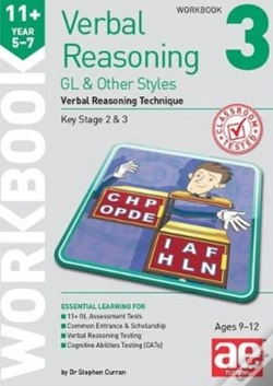 Capa do artigo 11+ Verbal Reasoning Year 5-7 Gl & Other Styles Workbook 3