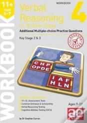 Capa do artigo 11+ Verbal Reasoning Year 5-7 Gl & Other Styles Workbook 4