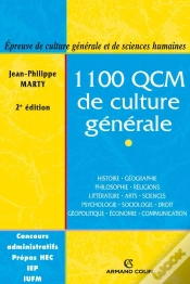Capa do artigo 1100 Qcm De Culture Générale (2e Édition)