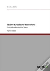 Capa do artigo 12 Jahre Europaischer Binnenmarkt
