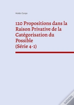 Capa do artigo 120 Propositions Dans La Raison Privative De La Categorisation Du Possible Serie