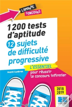 Capa do artigo 1200 Tests D'Aptitude: 12 Sujets De Difficulte Progressive
