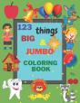 123 Things Big & Jumbo Coloring Book - Preview