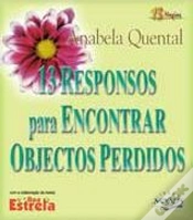 Capa do artigo 13 Responsos para Encontrar Objectos Perdidos