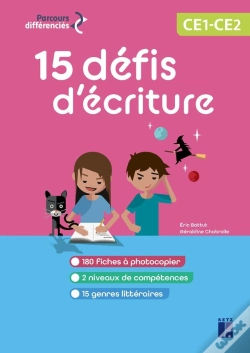 Capa do artigo 15 Défis D'Écriture ; Ce1-Ce2