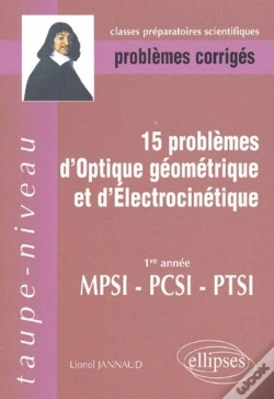 Capa do artigo 15 Problèmes D'Optique Géométrique Et D'Electrocinétique