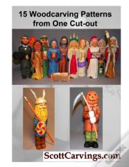 15 Woodcarving Patterns From One Cut Out