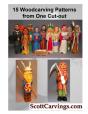 15 Woodcarving Patterns From One Cut Out - Preview