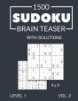 1500 Sudoku Brain Teaser 9x9 With Solutions - Preview