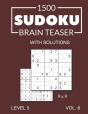 1500 Sudoku Brain Teaser 9x9 With Solutions - Preview