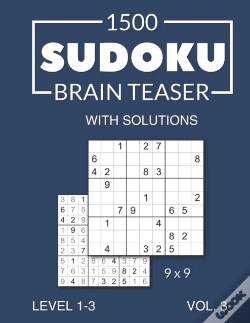 Capa do artigo 1500 Sudoku Brain Teaser 9x9 With Solutions
