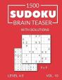 1500 Sudoku Brain Teaser 9x9 With Solutions - Preview