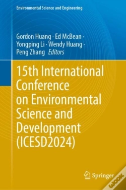 Capa do artigo 15th International Conference On Environmental Science And Development (Icesd2024)