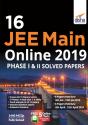 16 Jee Main Online 2019 Phase I & Ii Solved Papers With Free 5 Online Tests - Preview