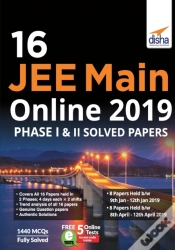 Capa do artigo 16 Jee Main Online 2019 Phase I & Ii Solved Papers With Free 5 Online Tests
