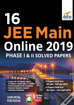 Capa do artigo 16 Jee Main Online 2019 Phase I & Ii Solved Papers With Free 5 Online Tests