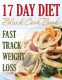 17 Day Diet Blank Cookbook - Preview