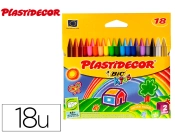 Capa do artigo 18 Lápis de Cera Plastidecor - BIC