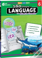 Capa do artigo 180 Daysâ„¢: Language For Sixth Grade