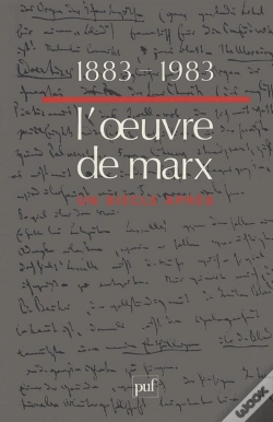 Capa do artigo 1883-1983, L'Oeuvre De Marx Un Siècle Après