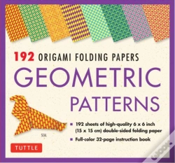 Capa do artigo 192 Origami Folding Papers In Geometric Patterns /Anglais