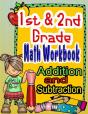 1st And 2nd Grade Math Workbook Addition And Subtraction - Preview