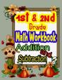 1st And 2nd Grade Math Workbook Addition And Subtraction - Preview