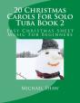 20 Christmas Carols For Solo Tuba Book 2 - Preview