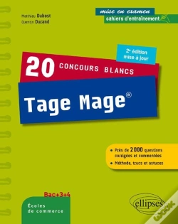 Capa do artigo 20 Concours Blancs Tage Mage® - Méthode, Trucs Et Astuces - 2e Édition Mise À Jour