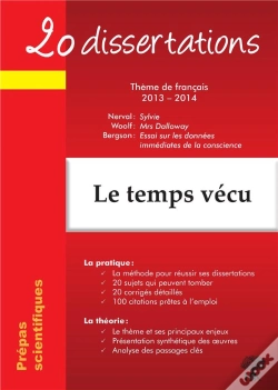 Capa do artigo 20 Dissertations ; Thème De Français 2013-2014 ; Prépas Scientifiques
