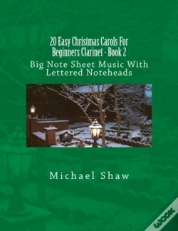 Capa do artigo 20 Easy Christmas Carols For Beginners Clarinet - Book 2