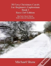 Capa do artigo 20 Easy Christmas Carols For Beginners Euphonium Book 1 Bass Clef Edition