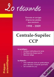 Capa do artigo 20 Résumés ; Centrale-Supélec, Ccp ; Énoncés Et Corrigés D