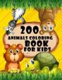 200 Animals Coloring Book For Kids - Preview