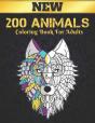 200 Animals New Coloring Book For Adults - Preview