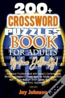 200+  Crossword Puzzle Book For Adults Medium Difficulty!