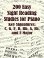 200 Easy Sight Reading Studies For Piano - Preview