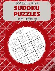 200 Large Print Sudoku Puzzles Hard Difficulty