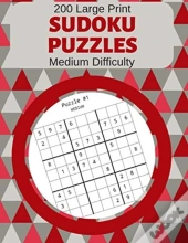 200 Large Print Sudoku Puzzles Medium Difficulty