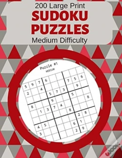 Capa do artigo 200 Large Print Sudoku Puzzles Medium Difficulty